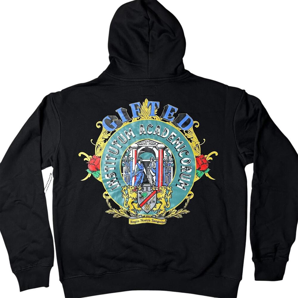 NWT GFTD LA Gifted Academy Black Pullover Hoodie Men’s M
